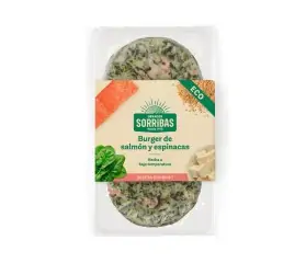 refrig burger eco salmon y espinacas 160g sorribas