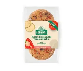 refrig burger eco escalivada y queso de cabra 160g sorribas