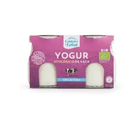 refrig yogur de vaca bio sin lactosa 2x125g