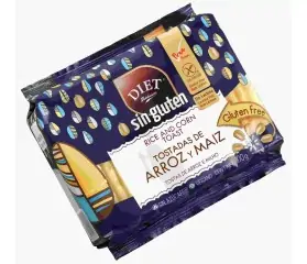 tostadas de arroz y maiz sin gluten 100 gr