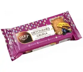 dietovanes integrales con ciruela 250 gr