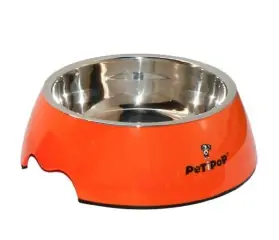 comedero melamina petipop naranja t l