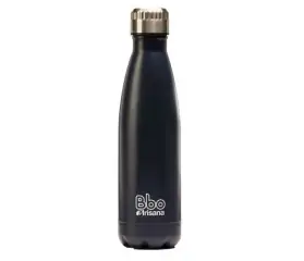 botella bbo termo acero inoxidable 350ml azul y funda irisana