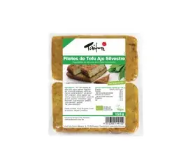 refrig filetes de tofu con ajo silvestre bio 160 g