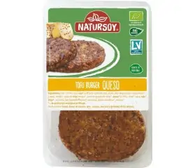 refrig hamburguesa vegetal tofu y queso natursoy 160g 2 unidades