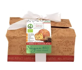 PANNETONE ESPELTA Y CHOCOLATE VEGAN BIO 750G