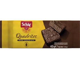 quadritos barquillos con cacao sin gluten 40g sch r