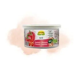 pate pimiento almendra bio lata 125g
