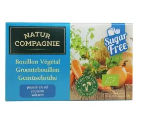 caldo vegetal bajo en sal bio 8 cub 68gr